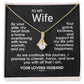 To My Wife Alluring Beauty Necklace