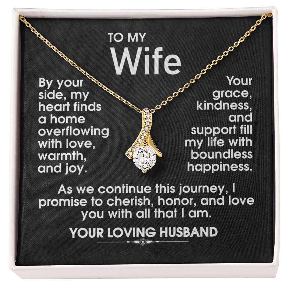 To My Wife Alluring Beauty Necklace