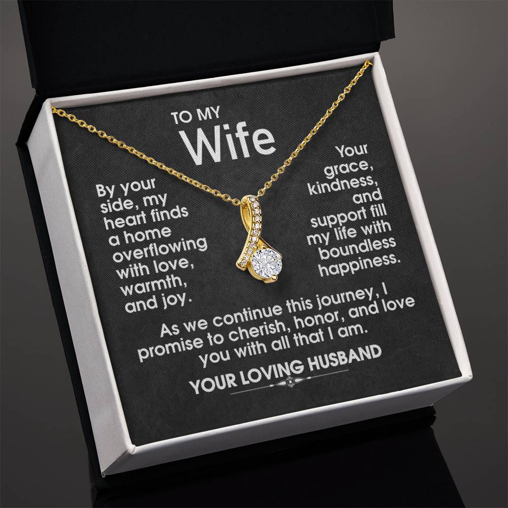 To My Wife Alluring Beauty Necklace