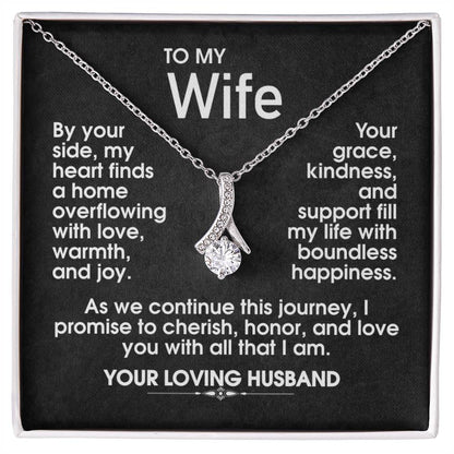 To My Wife Alluring Beauty Necklace