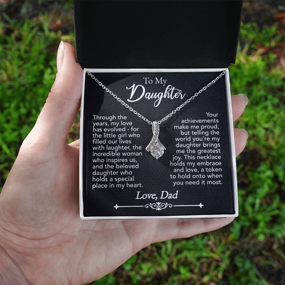 To My Daughter Alluring Beauty Necklace