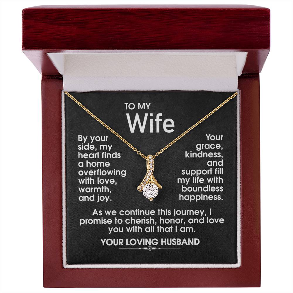 To My Wife Alluring Beauty Necklace