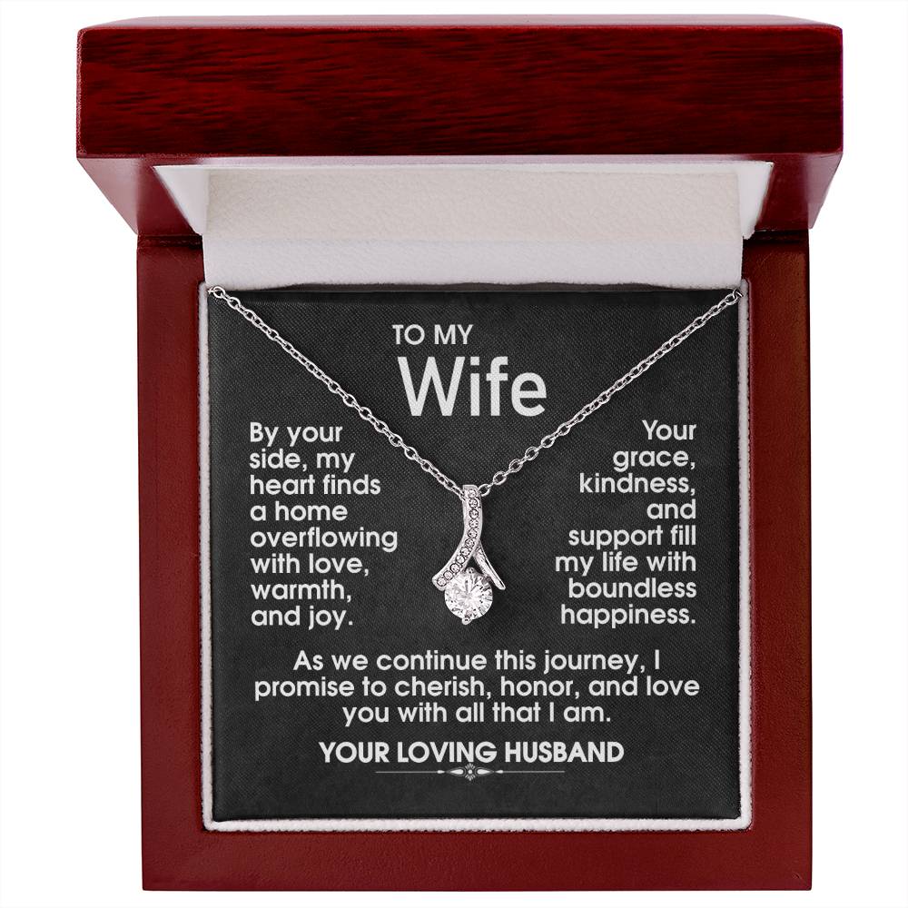 To My Wife Alluring Beauty Necklace